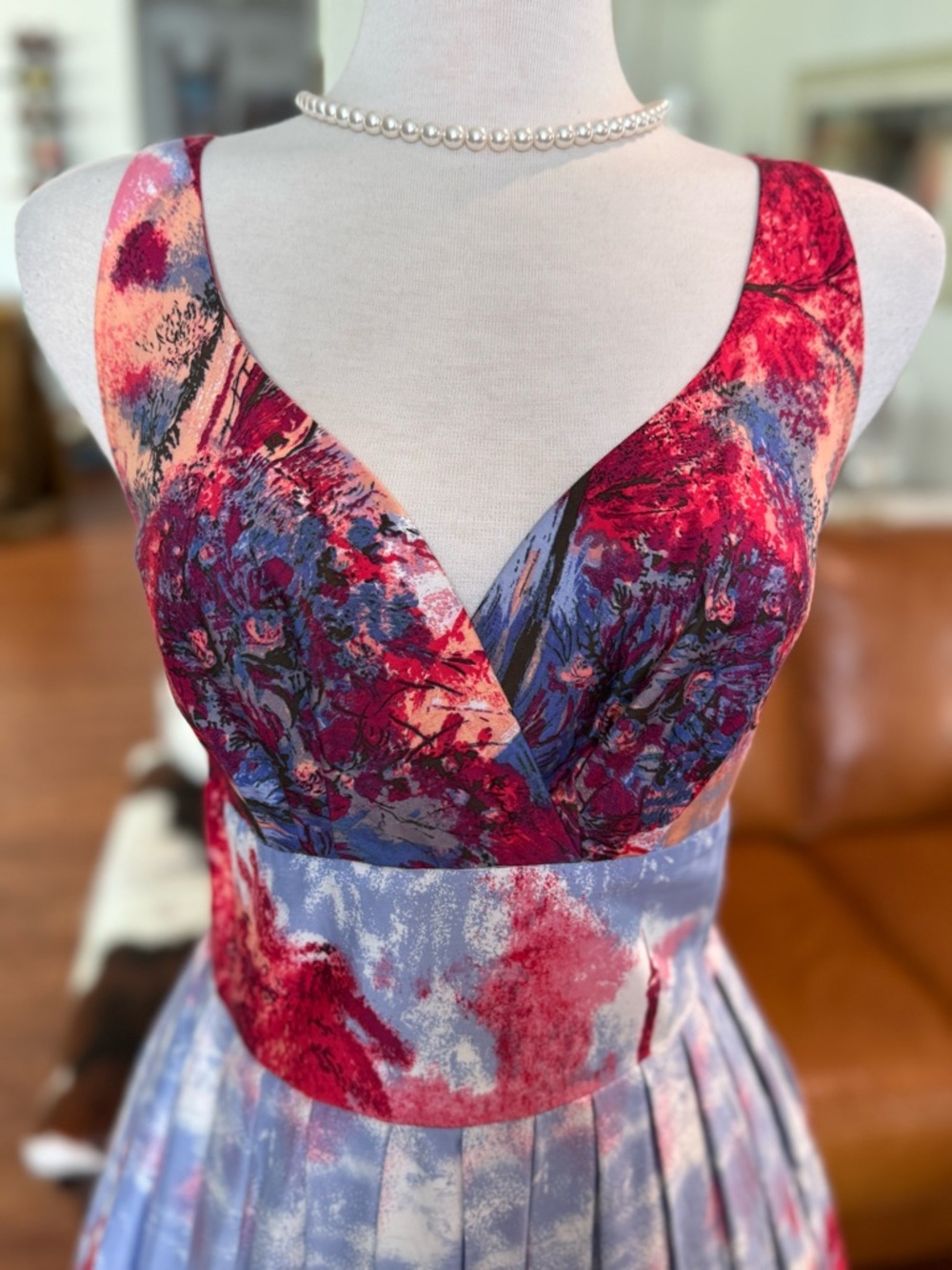 š Retrospecād Elizabeth in Gay Pari Retro Spring Summer Dress - Picture 4 of 13